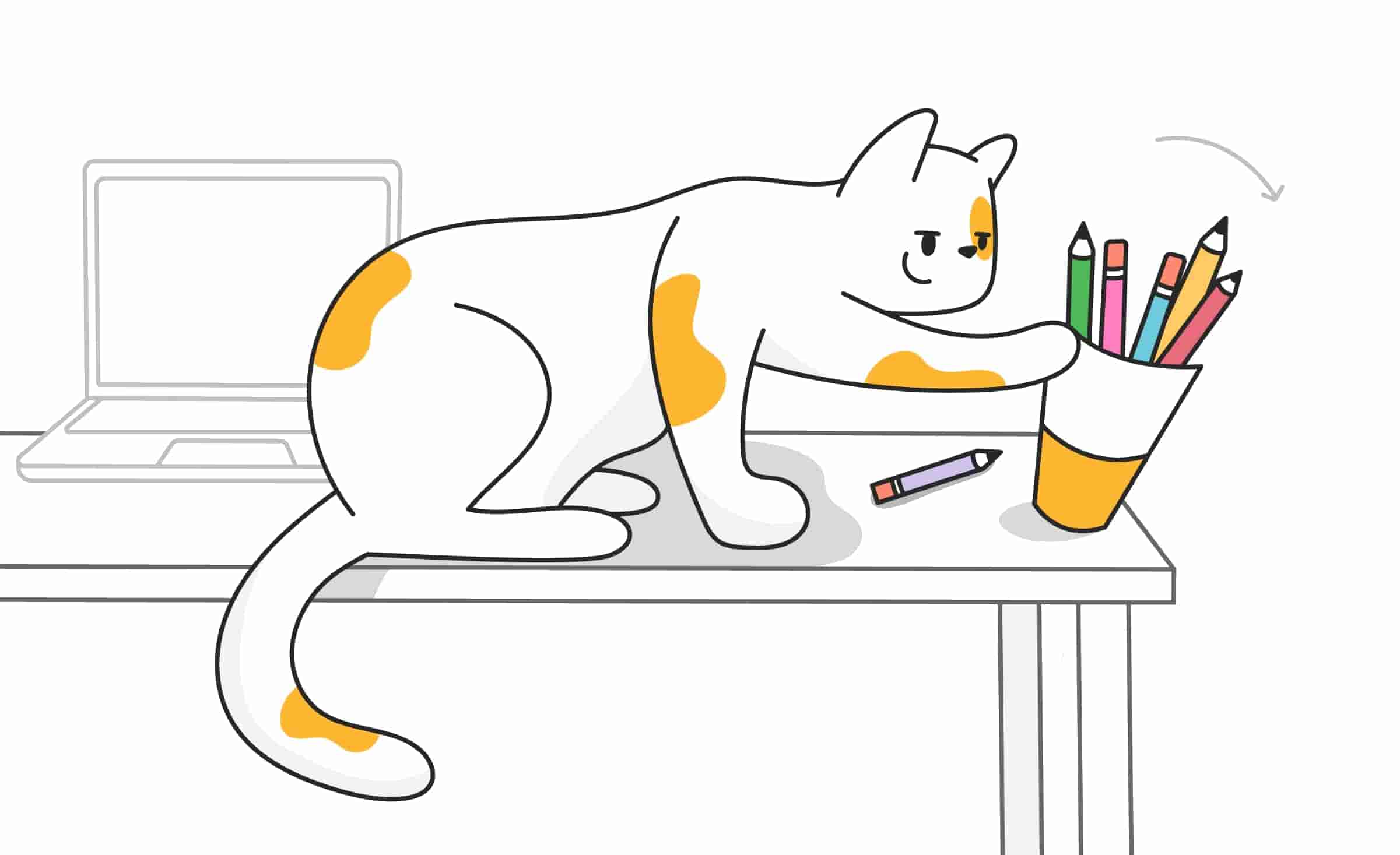 ကြောင်တွေ ဘာကြောင့် ပစ္စည်းတွေ ထိုးချတာလဲ